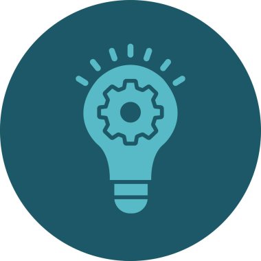 Fikir simgesi vektör illüstrasyonu