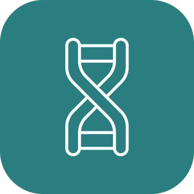 DNA simgesi, vektör illüstrasyonu