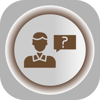 soru işareti ve yardım simgesi