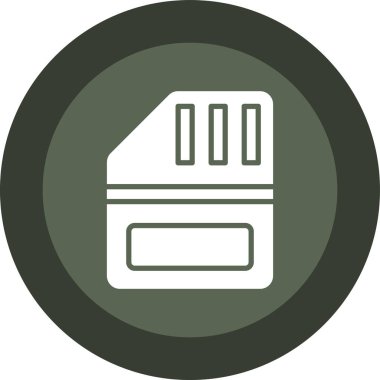 Buzdolabı ikonu. Bu vektör illüstrasyonu beyaz arkaplanda yuvarlak renk ve yumuşak gri renkler kullanır