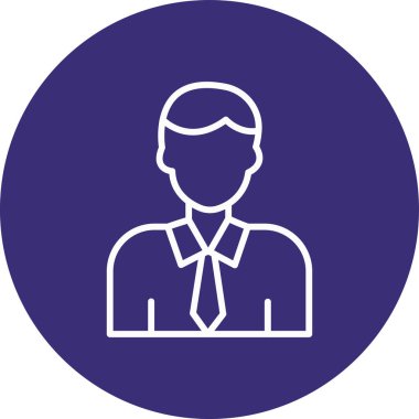 İnsan simgesinin vektör illüstrasyonu