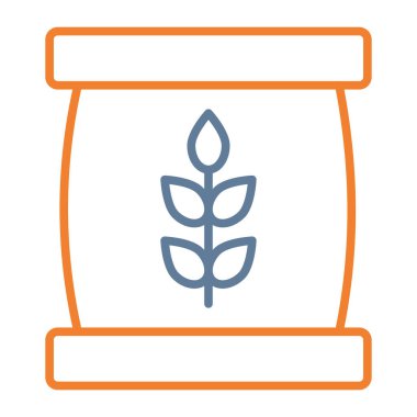 buğday simgesinin vektör illüstrasyonu