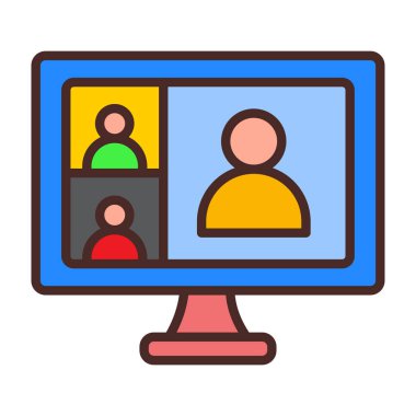 iş simgesi, vektör resimleme