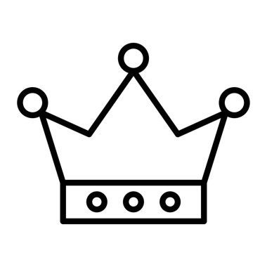 Kolayca düzenleyebilen veya düzenleyebilen Crown Vektör simgesi