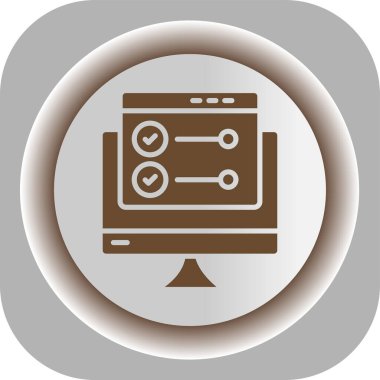 vektör tarayıcı web simgesi