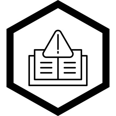 Kitap. Web simgesi basit tasarım