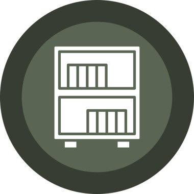 Web simgesi, kutu düğmesinin basit illüstrasyonu