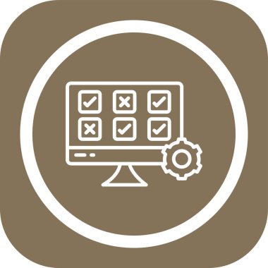 seo modern simgesinin vektör illüstrasyonu