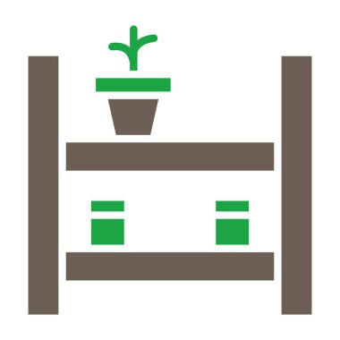 Sera bitkileri ikonu. beyaz üzerinde izole edilmiş sera bitkileri vektör simgesi rengi