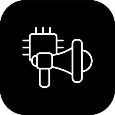 vektör sözcüsü Simgesi illüstrasyonu