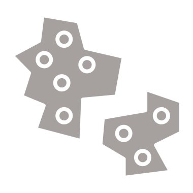 kağıt kesimi simgesi, vektör tasarımı