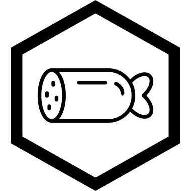 Gıda simgesinin vektör illüstrasyonu