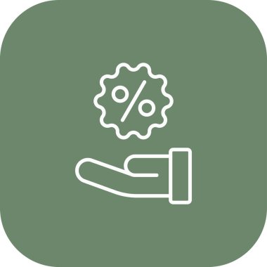 Modern etiket simgesinin vektör illüstrasyonu