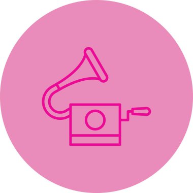 vektör sözcüsü Simgesi illüstrasyonu