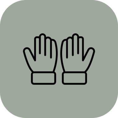 Eller simge vektör illüstrasyonu