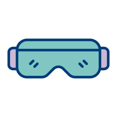 dalış maskesi ve gözlük simgesi