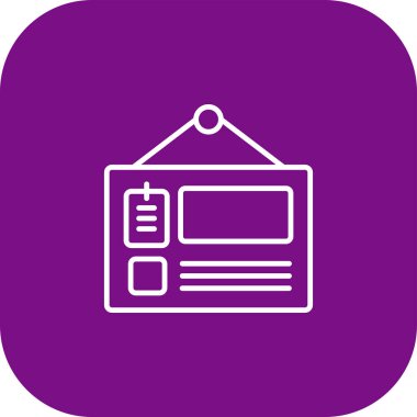 Eşsiz Hesap Makinesi Vektör Satır Simgesi