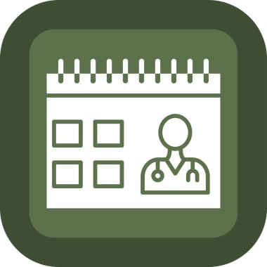 randevu takvimi simgesi, vektör illüstrasyon tasarımı