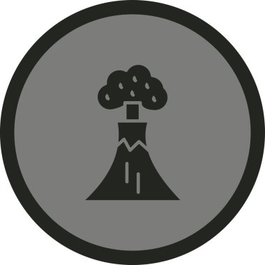 Bir bulut simgesinin vektör illüstrasyonu