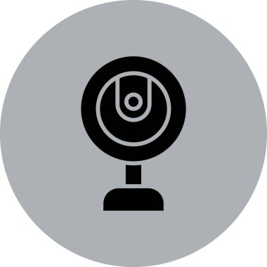 Mikrofon simgesinin vektör illüstrasyonu