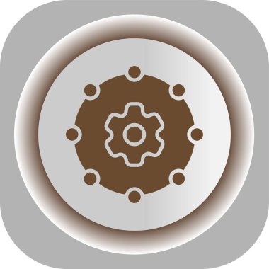 Güzel Ayarlar Glyph Vektör Simgesi