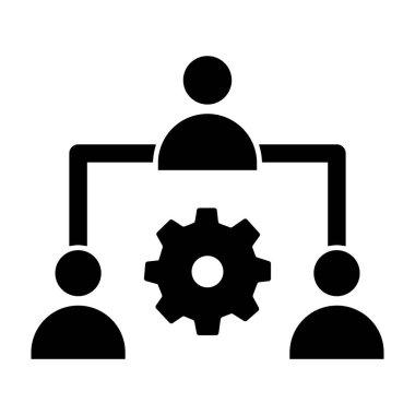 İnsanların vektör illüstrasyon simgesi