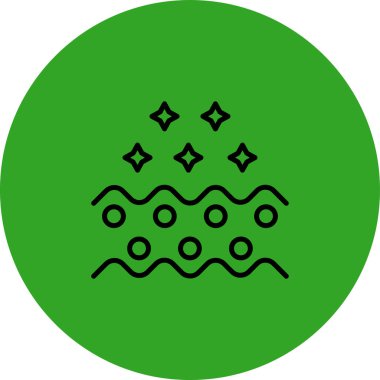 Noel balosu. Web simgesi basit illüstrasyon