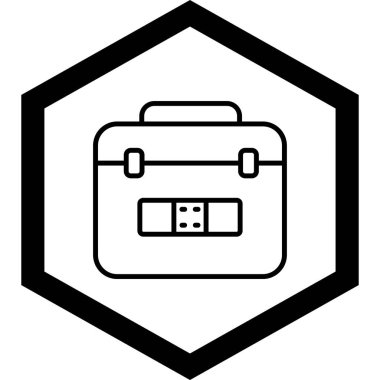 Bir yiyecek torbasının vektör çizimi