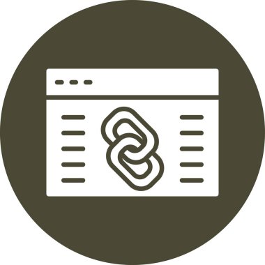 Web sayfası simgesi. vektör illüstrasyonu