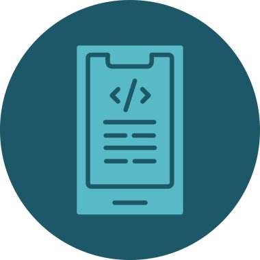 Kodlama vektörü simgesi