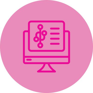 seo modern simgesinin vektör illüstrasyonu