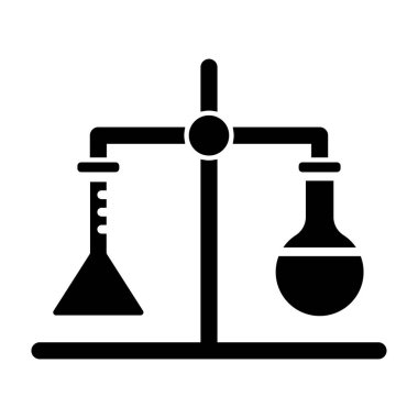 Bilim vektörü sembolü düz simgesi