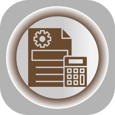 Eşsiz Ayarlar Vektör Kabartma Simgesi