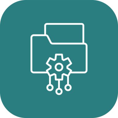 Simgeyi ayarlamanın vektör illüstrasyonu