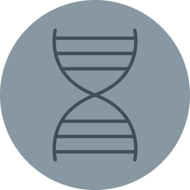 DNA molekülü kutsal kişilerin resmi, vektör çizim