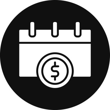 Dolar. Web simgesi basit tasarım