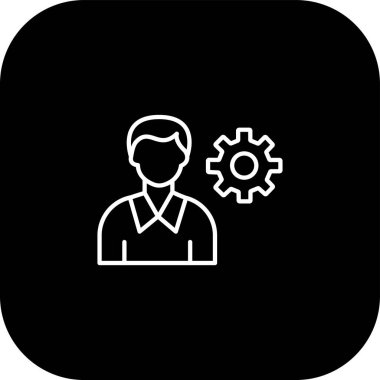 vektör iş yönetimi simgesi