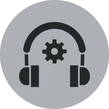 Vektör kulaklık simge tasarlamak