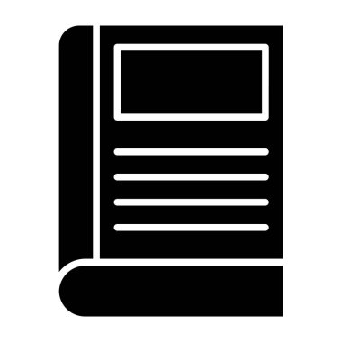 Kitap ikonu. vektör simgesi