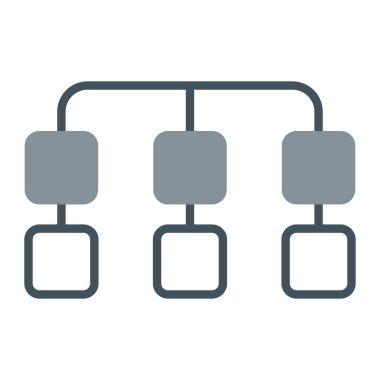 hiyerarşi simgesi vektör illüstrasyonu