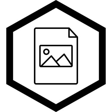 Belge simgesinin vektör illüstrasyonu