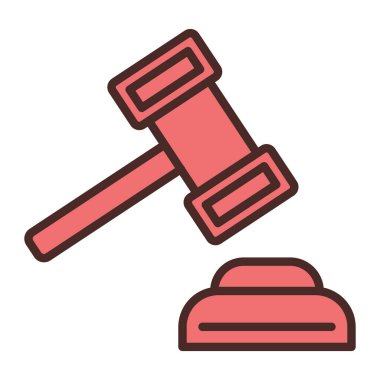 Adalet Çekici vektör illüstrasyonu