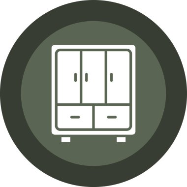 Kapı. Web simgesi basit illüstrasyon