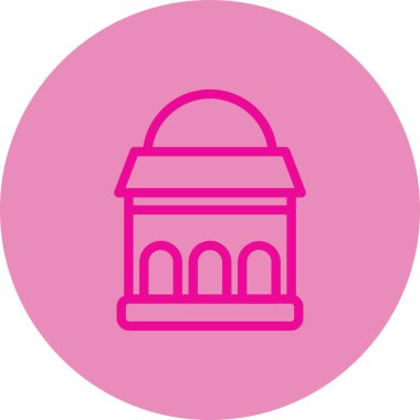 Bir simgenin vektör illüstrasyonu