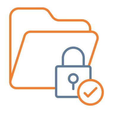 vektör çizim tasarım kilit simgesinin