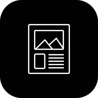 Beyaz arkaplanda vektör simgesi izole edildi