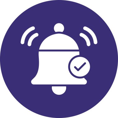 Çan simgesi vektör illüstrasyonu