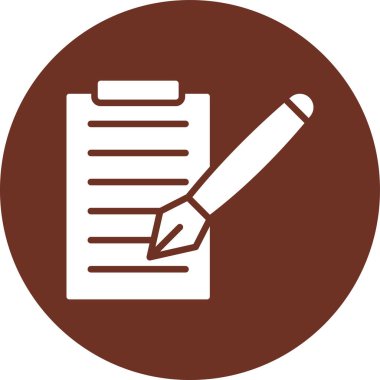 Belge simgesinin vektör illüstrasyonu