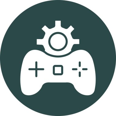 Moda biçimi izole edilmiş arkaplanda oyun denetleyici simgesi