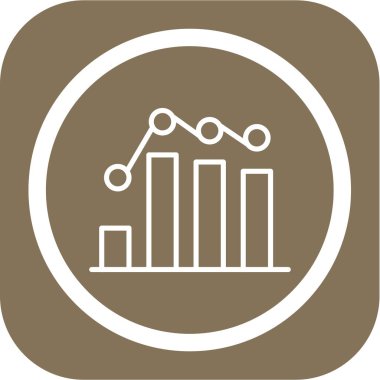 İş ve finans simgesinin vektör illüstrasyonu